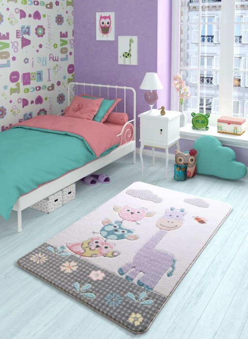 Covor, Owls, 133x190 cm, Poliamida, Multicolor