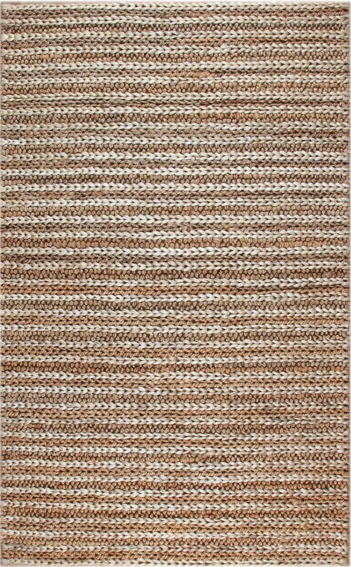 Covor, Flatweave Choti S11152, 80x150 cm, Iuta, Maro / Crem