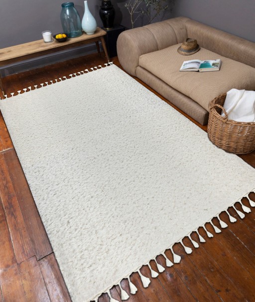 Covor, 0277I , 80x150 cm, Poliester, Alb