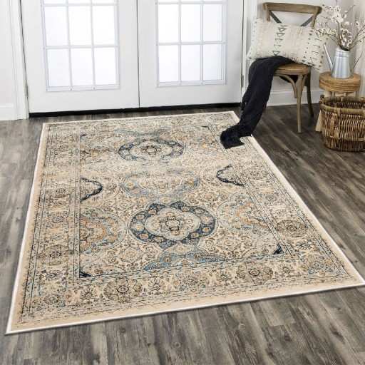 Covor, ELS2061, 80x150 cm, Catifea, Multicolor