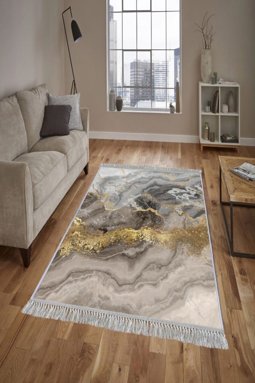 Covor, ELS2375, 80x150 cm, Catifea, Multicolor