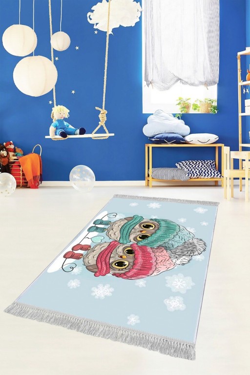 Covor, ELS532, 80x150 cm, Catifea, Multicolor