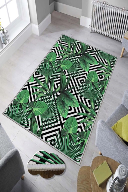 Covor, HMNT839, 80x150 cm, Poliester, Multicolor