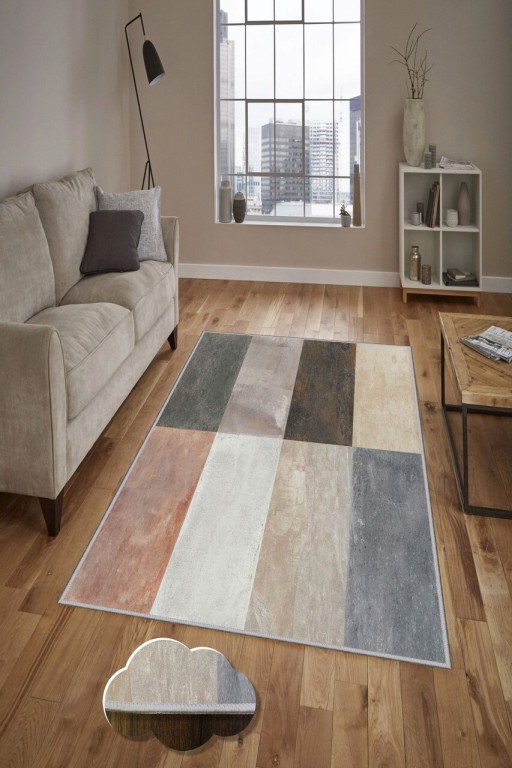 Covor, HMNT253, 100x200 cm, Poliester, Multicolor