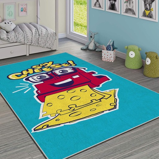 Covor pentru copii, Hmı Kdc-25, 100x140 cm, Multicolor