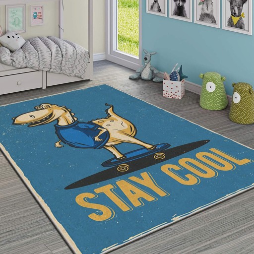 Covor pentru copii, Hmı Kdc-52, 100x140 cm, Multicolor