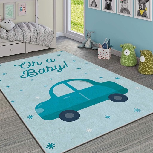 Covor pentru copii, Hmı Kdc-89, 100x140 cm, Multicolor