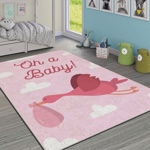Covor pentru copii, Hmı Kdc-90, 100x140 cm, Multicolor