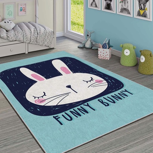 Covor pentru copii, Hmı Kdc-98, 100x140 cm, Multicolor