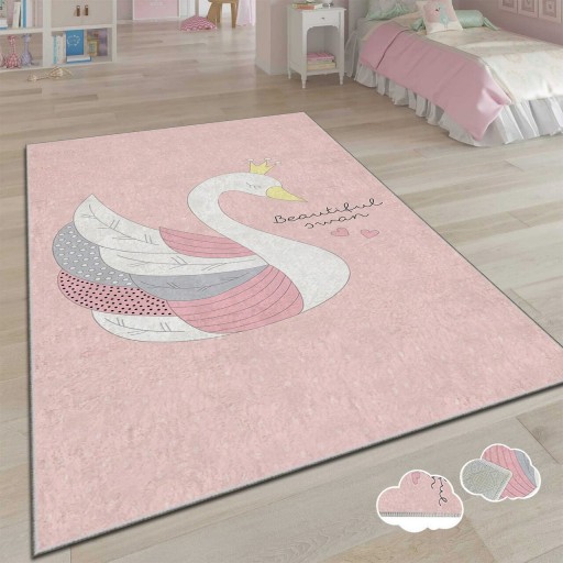 Covor pentru copii, Alho Chl-3A, 100x180 cm, Multicolor