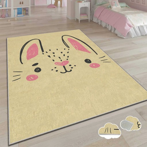 Covor pentru copii, Alho Chl-6A, 100x180 cm, Multicolor