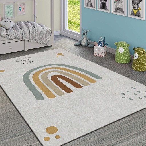 Covor pentru copii, Hmı Kdc-107, 100x180 cm, Multicolor