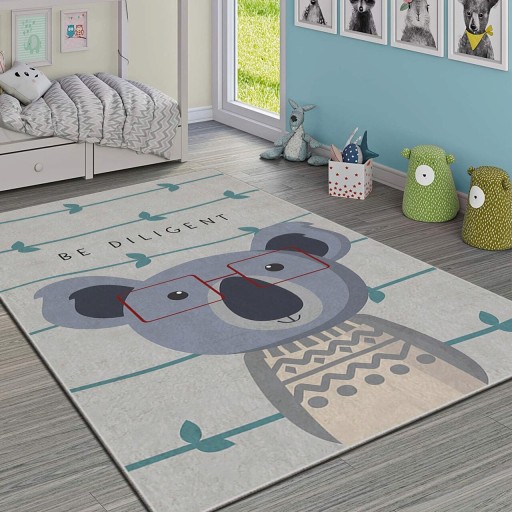 Covor pentru copii, Hmı Kdc-113, 100x180 cm, Multicolor