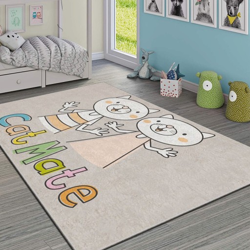 Covor pentru copii, Hmı Kdc-18, 100x180 cm, Multicolor