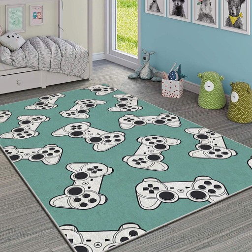 Covor pentru copii, Hmı Kdc-32, 100x180 cm, Multicolor