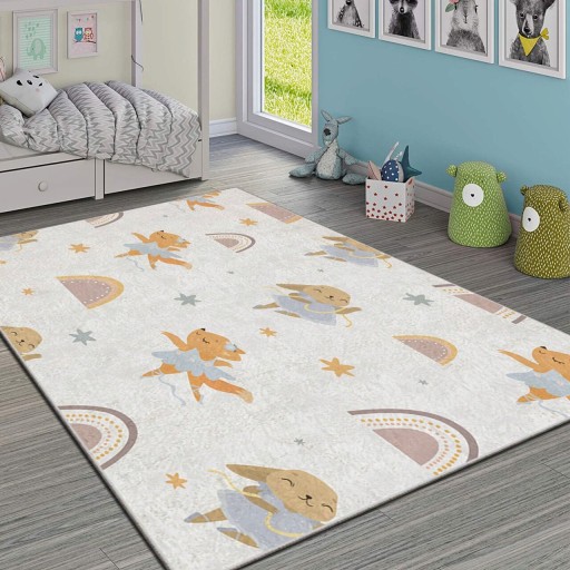 Covor pentru copii, Hmı Kdc-45, 100x180 cm, Multicolor