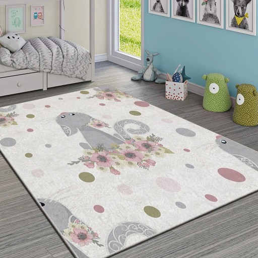 Covor pentru copii, Hmı Kdc-51, 100x180 cm, Multicolor