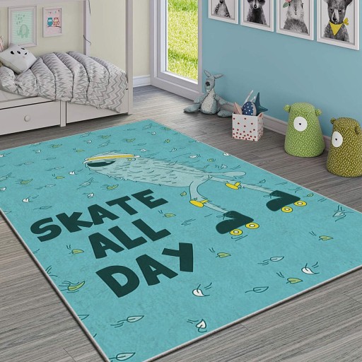 Covor pentru copii, Hmı Kdc-56, 100x180 cm, Multicolor