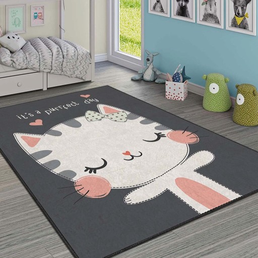 Covor pentru copii, Hmı Kdc-65, 100x180 cm, Multicolor