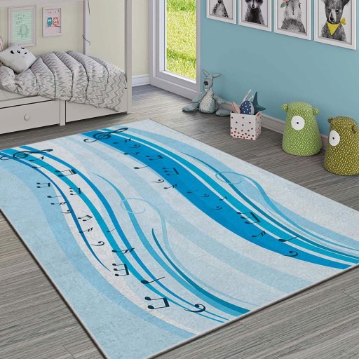 Covor pentru copii, Hmı Kdc-78, 100x180 cm, Multicolor