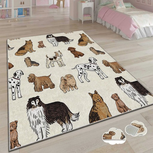 Covor pentru copii, Csbrghl-168, 120x180 cm, Multicolor