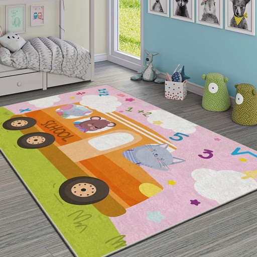 Covor pentru copii, Hmı Kdc-24, 120x180 cm, Multicolor