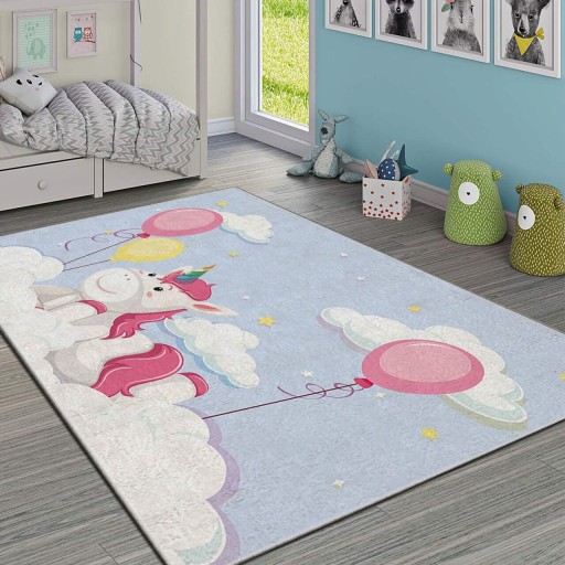 Covor pentru copii, Hmı Kdc-37, 120x180 cm, Multicolor