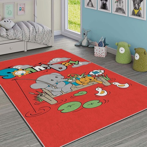 Covor pentru copii, Hmı Kdc-92, 120x180 cm, Multicolor