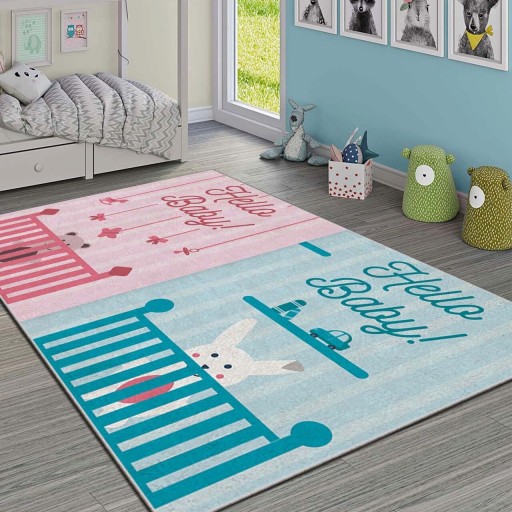 Covor pentru copii, Hmı Kdc-91, 120x180 cm, Multicolor