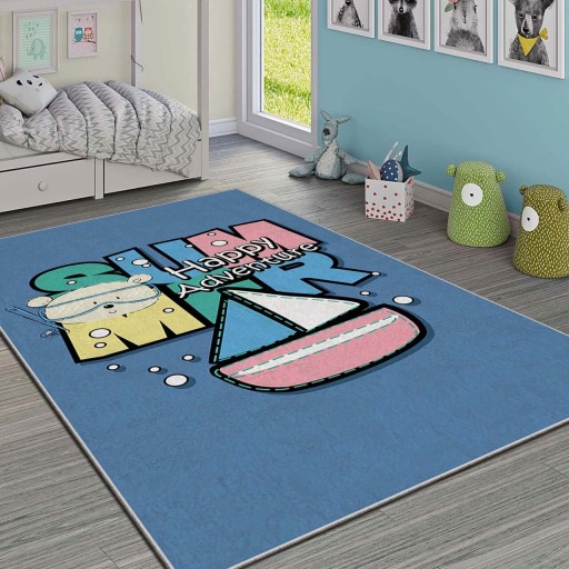 Covor pentru copii, Hmı Kdc-93, 120x180 cm, Multicolor