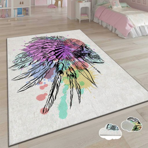 Covor pentru copii, Csbrghl-201, 140x220 cm, Multicolor