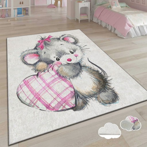 Covor pentru copii, Csbrghl-358, 140x220 cm, Multicolor