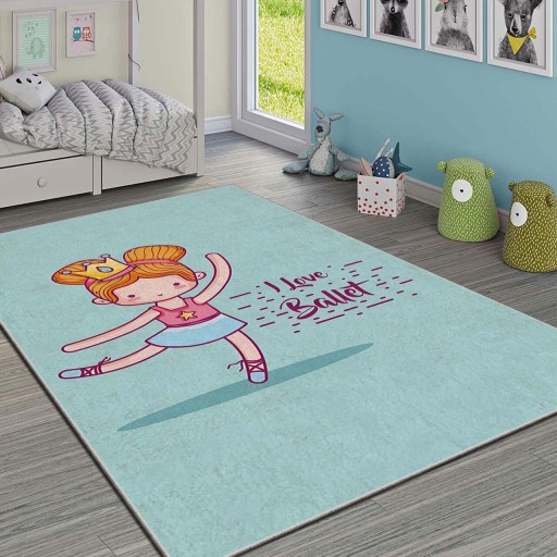 Covor pentru copii, Hmı Kdc-101, 140x220 cm, Multicolor