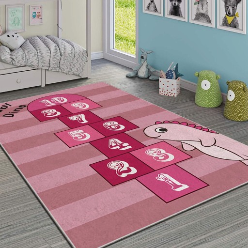 Covor pentru copii, Hmı Kdc-118, 140x220 cm, Multicolor