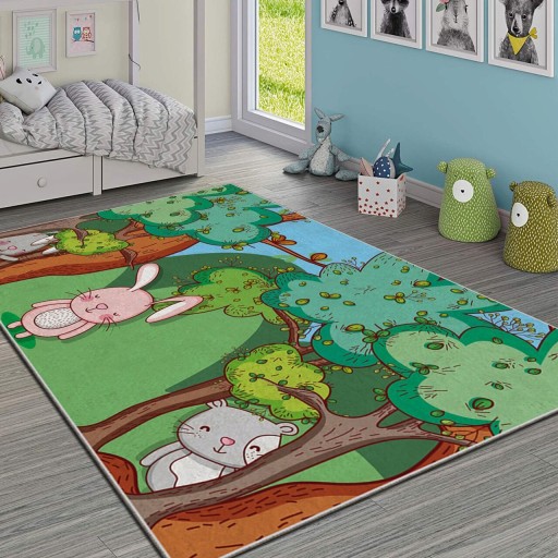 Covor pentru copii, Hmı Kdc-23, 140x220 cm, Multicolor