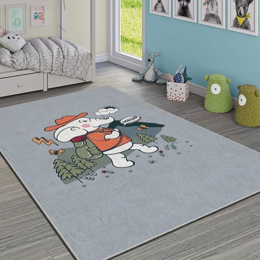Covor pentru copii, Hmı Kdc-66, 140x220 cm, Multicolor