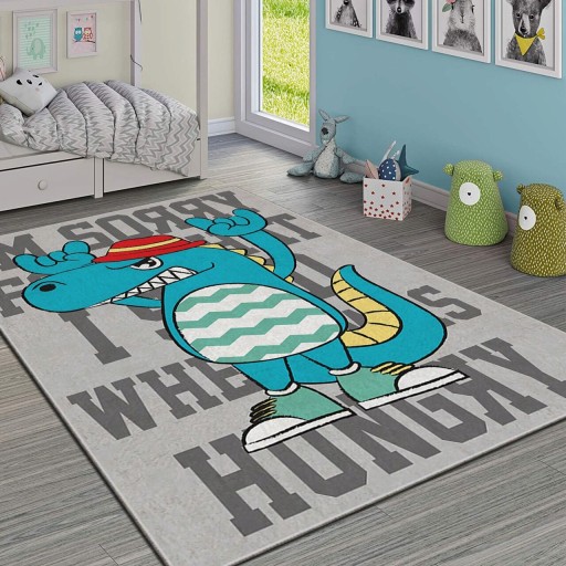 Covor pentru copii, Hmı Kdc-77, 140x220 cm, Multicolor