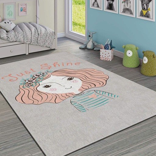 Covor pentru copii, Hmı Kdc-96, 140x220 cm, Multicolor