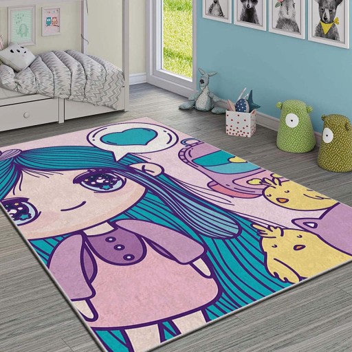 Covor pentru copii, Hmı Kdc-102, 160x230 cm, Multicolor
