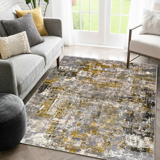 Covor, G3904, 100x400 cm, Polipropilena, Crem / Galben