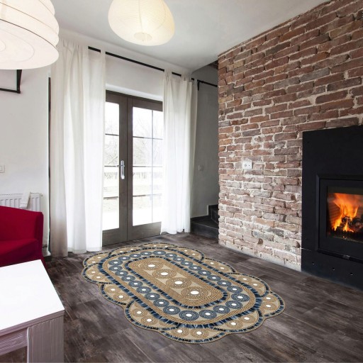 Covor, ALN600179KR02, 80x150 cm, Poliester, Crem