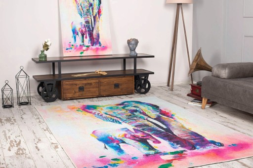 Covor, Funk Chenille AL 192 , 75x150 cm, Poliester , Multicolor
