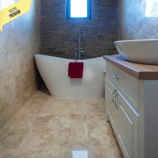 Travertin Classic PREMIUM Cross Cut Polisat 61 x 30.5 x 1.2 cm