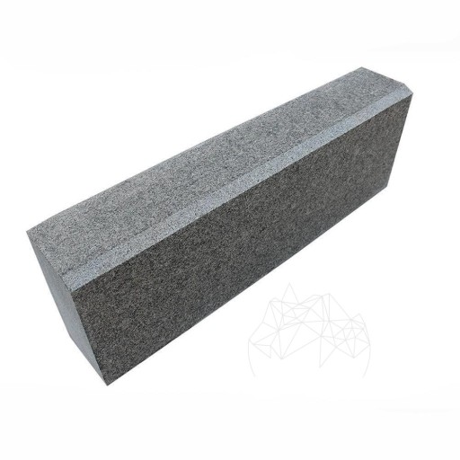 Bordura Granit Gri Antracit, 10 x 15 x 50 cm  (Bizot 2 cm 1L)
