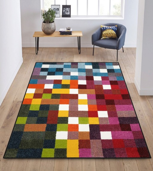 Covor, Geo 6869, 80x300 cm, Polipropilena, Multicolor