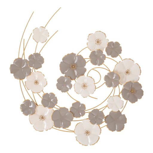 Decoratiune pentru perete, Mauro Ferretti, Lotly, 63.5 x 5 x 67.9 cm, fier/mdf, multicolor