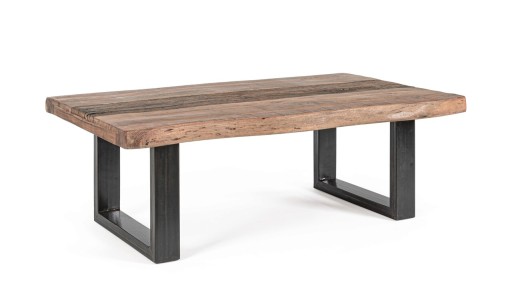 Masuta de cafea Nottingham, Bizzotto, 120x70x42 cm, salcam/lemn reciclat/otel