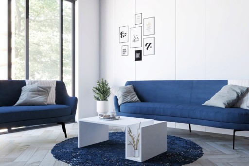 Masuta de cafea, Hanah Home, Memo, 86.8x32.4x50 cm, Alb