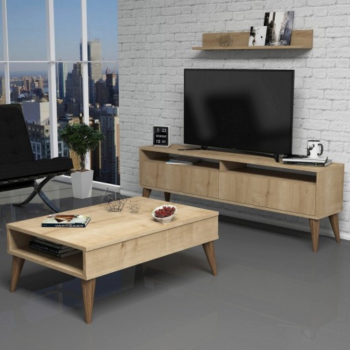 Set mobilier living, Hommy Craft, Best, PAL, Stejar