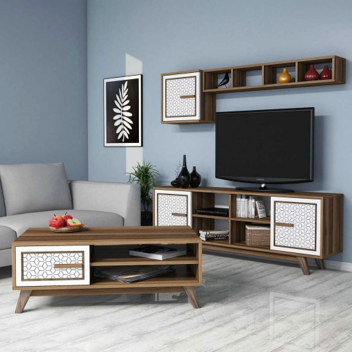 Set mobilier living, Hommy Craft, Ayla, PAL, Nuc/Alb